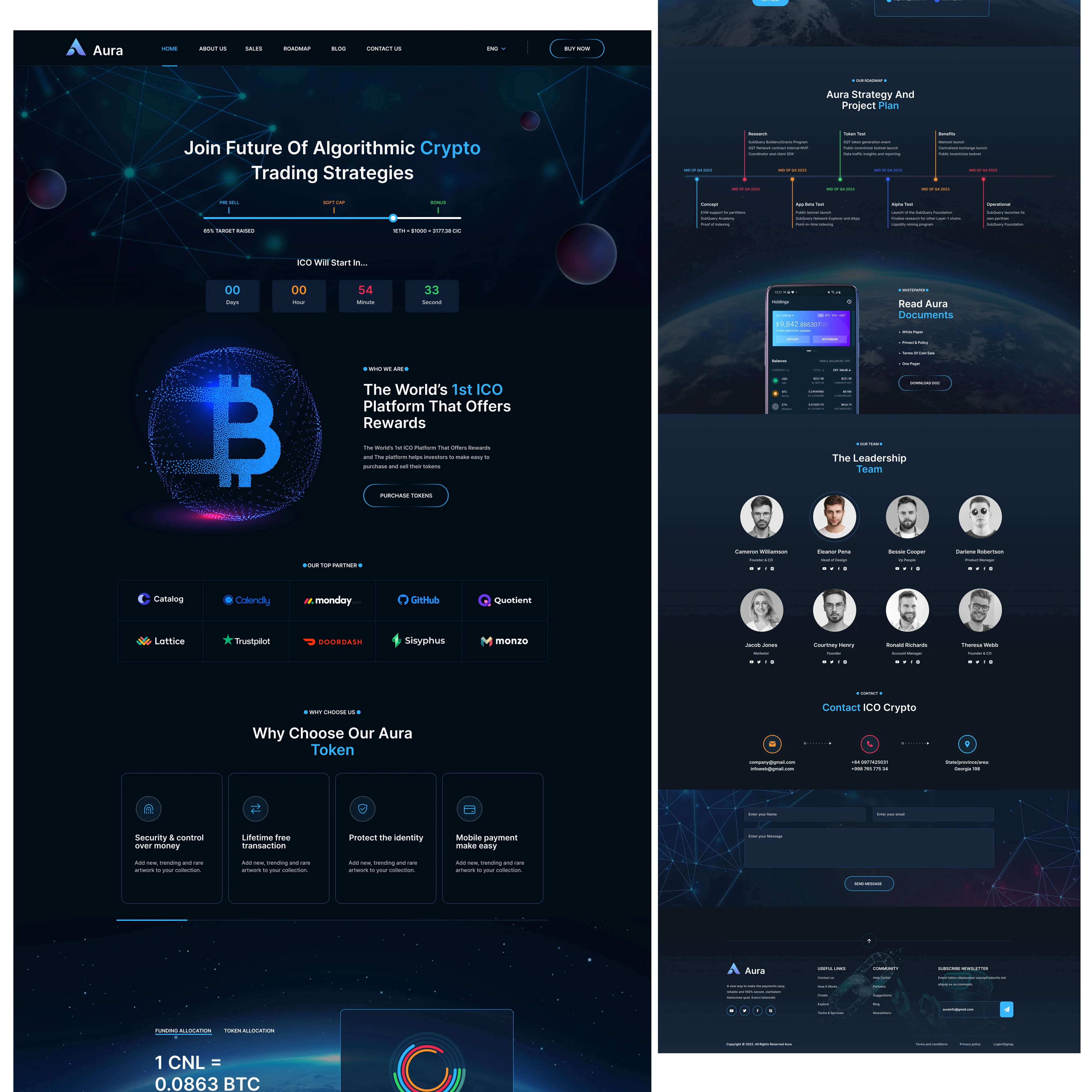 Crypto Website | Digital Asset Platform UI