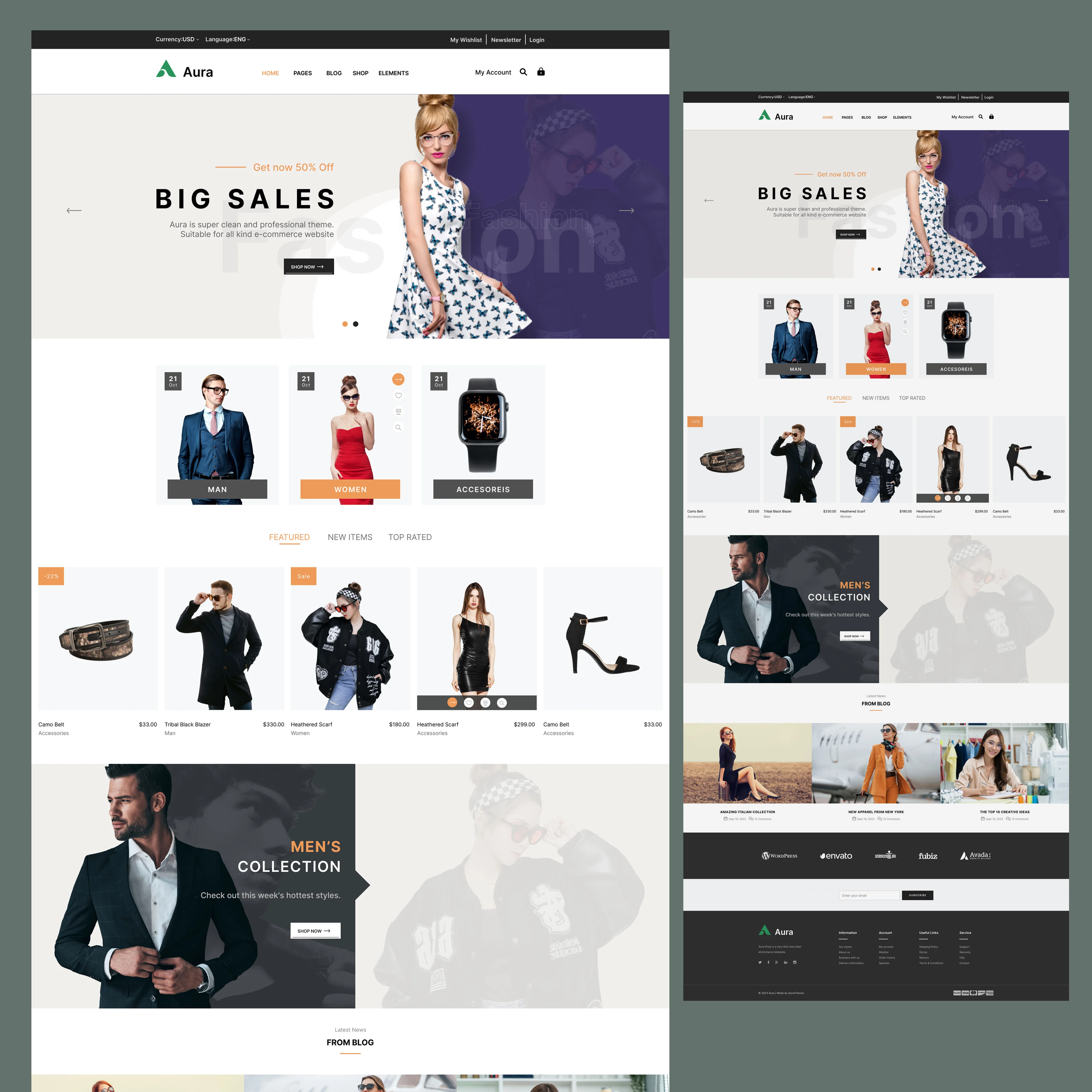Fashion Website | E-commerce UI Platform